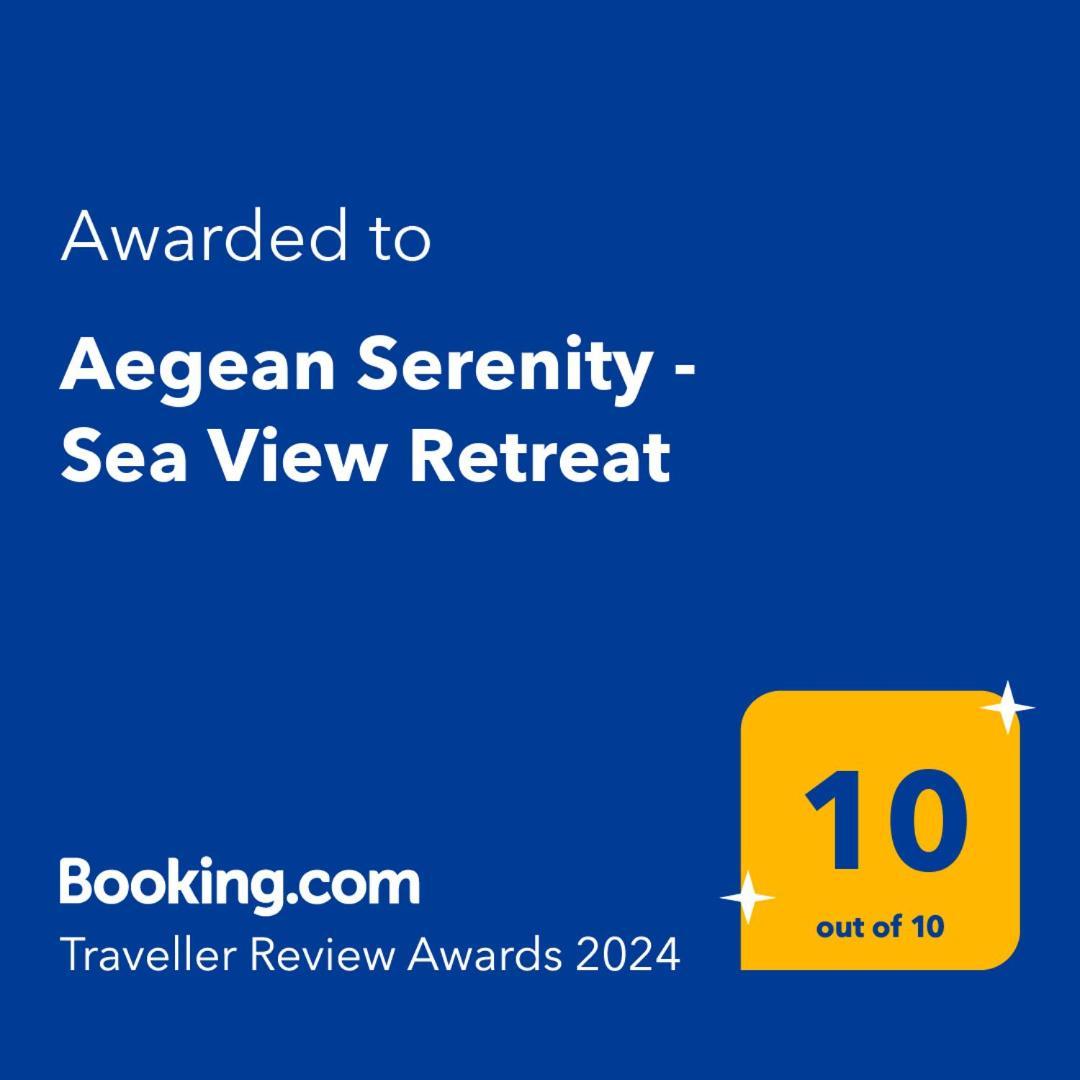 Aegean Serenity - Sea View Retreat Archangelos  Eksteriør bilde